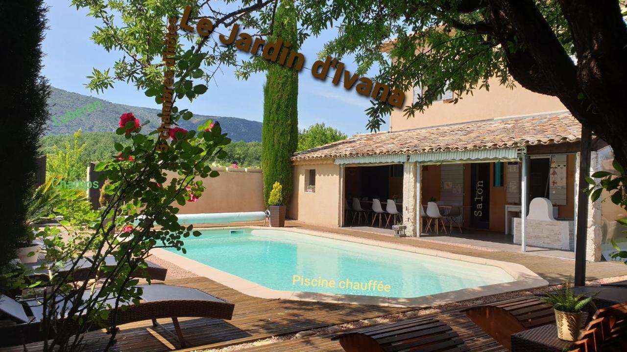 Oppède Le Jardin D'Ivana Chambres D'Hotes B&B Avec Piscine Chauffee المظهر الخارجي الصورة